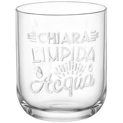 Склянка низька Bormioli Rocco Graphica, 395мл, скло, прозорий