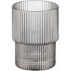 Набір склянок низьких ARDESTO Graphite, 200мл, 2шт, скло, сірий