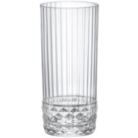 Набір склянок високих Bormioli Rocco America'20s Cooler, 490мл, h162мм, 6шт, скло, прозорий