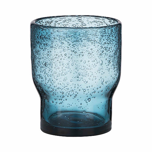 Набір склянок низьких ARDESTO Bubble 300мл, 2шт, скло, синій