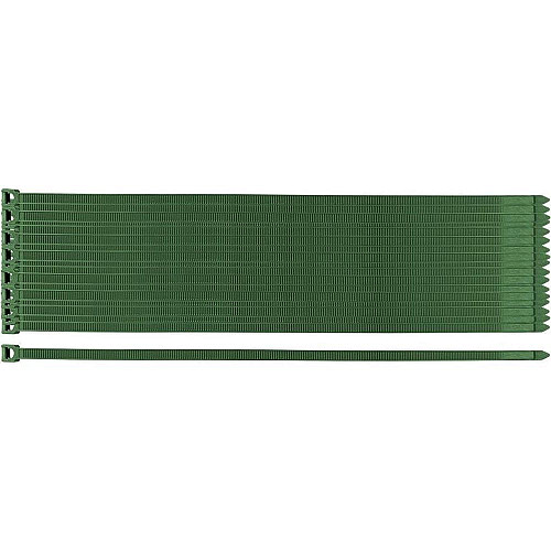 Хомут-стяжка Neo Tools, пластик, 7.6х380мм, зелений, 50шт