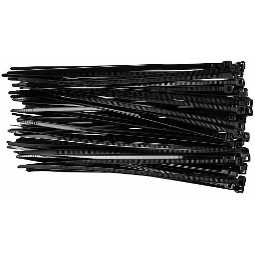 Хомут-стяжка Neo Tools, пластик, 4.8x200мм, черный, 75шт