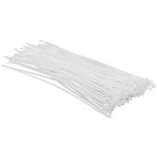 Хомут-стяжка Top Tools, пластик, 2.5x200мм, чорний, 100шт