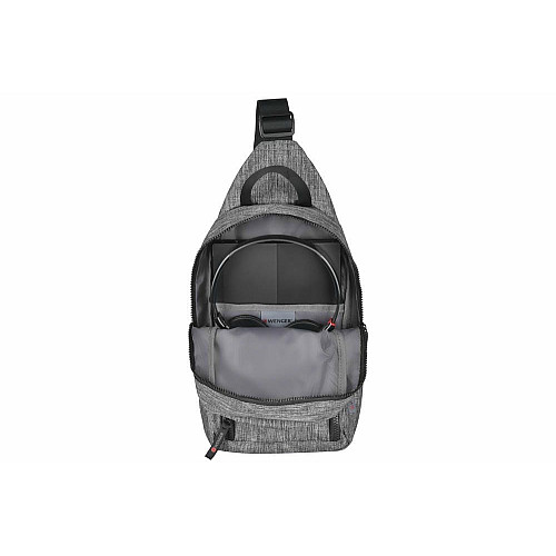 Рюкзак-слінг, Wenger Console Cross Body Bag, сірий