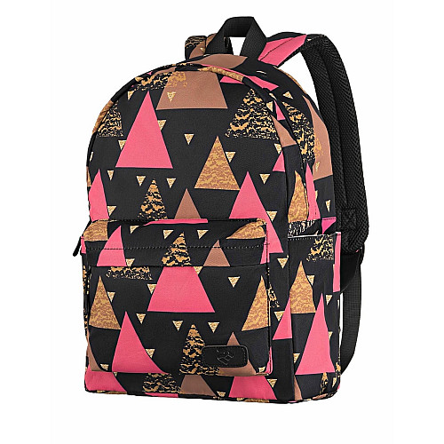 Рюкзак 2Е, TeensPack Triangles, черный
