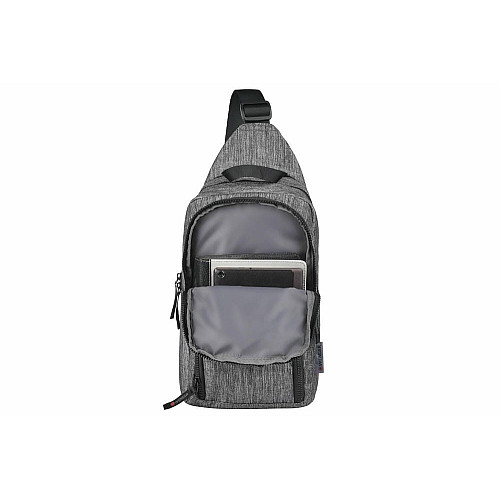 Рюкзак-слінг, Wenger Console Cross Body Bag, сірий