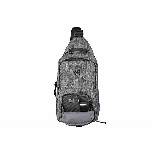 Рюкзак-слінг, Wenger Console Cross Body Bag, сірий