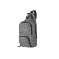 Рюкзак-слинг, Wenger Console Cross Body Bag, серый