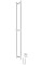 Полотенцесушитель Hygge Family электрический Slim, 1170х140х80мм, таймер-регулятор, сталь, белый матовый