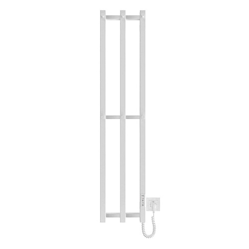 Полотенцесушитель Hygge Family электрический Slim, 1170х250х80мм, таймер-регулятор, сталь, белый матовый