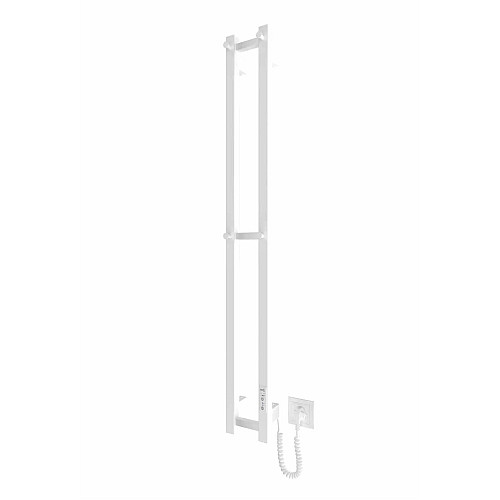 Полотенцесушитель Hygge Family электрический Slim, 1170х140х80мм, таймер-регулятор, сталь, белый матовый