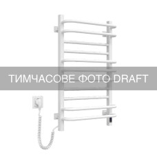 Рушникосушка ARDESTO електрична Star GR, 800x480х161мм, таймер-регулятор Wi-Fi, сталь,ліве підключення, білий