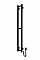 Рушникосушка Hygge Family електрична Slim, 1170х140х80мм, таймер-регулятор, сталь, чорний матовий
