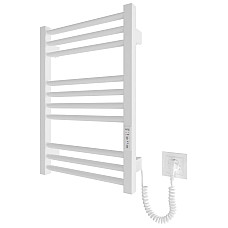 Рушникосушка Hygge Family електрична Derby, 570х430х80мм, таймер-регулятор, сталь, білий матовий
