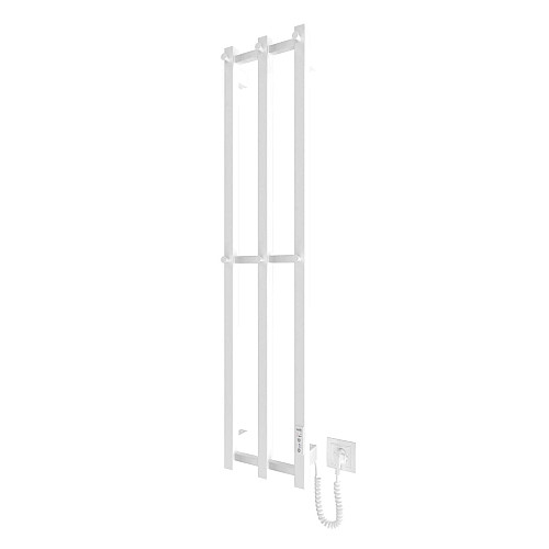 Полотенцесушитель Hygge Family электрический Slim, 1170х250х80мм, таймер-регулятор, сталь, белый матовый