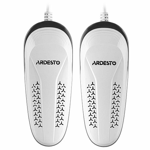 Сушилка для обуви электрическая ARDESTO, мощность 10Вт, функция озонирования, белый+серый