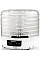Сушилка для продуктов Gorenje 380Вт, поддонов – 5x2.8см, диаметр – 31см, макс – 70°С, алюминий, пластик, белый