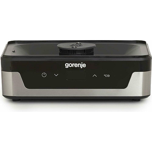 Сушарка для продуктів Gorenje 230Вт, піддонів - 5x2.8см, діаметр - 29см, макс - 75°С, електр.упр,білий