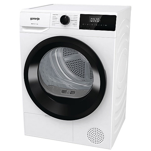 Сушильна машина Gorenje тепловий насос, 8кг, А++, 60см, дисплей, білий