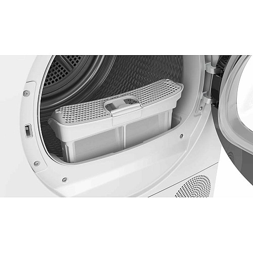 Сушильна машина Siemens тепловий насос, 9кг, D, 61см, дисплей, білий