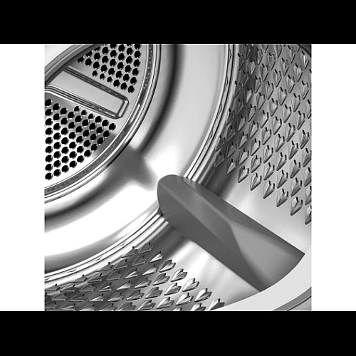 Сушильна машина Whirlpool тепловий насос, 9кг, A+++, 60см, дисплей, люк чорний, білий