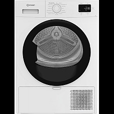 Сушильна машина Indesit тепловий насос, 8кг, A+, 54,5см, дисплей, білий