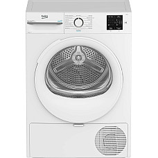 Сушильна машина Beko тепловий насос, 8кг, A++, 55см, дисплей, підсвітка барабану, пар, білий