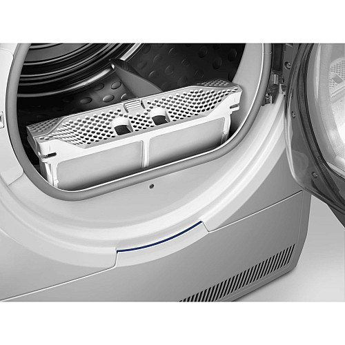 Сушильна машина Electrolux тепловий насос, 8кг, D, 64см, дисплей, білий