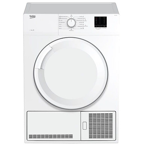 Сушильна машина Beko конденсаційна, 7кг, B, 54см, білий