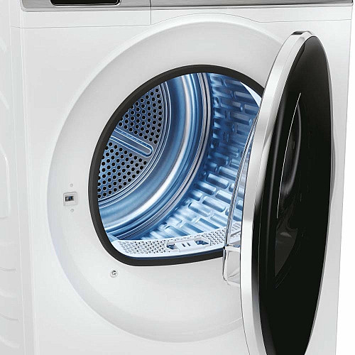Сушильна машина Haier тепловий насос, 9кг, A+++, 59,5см, дисплей, пара, білий