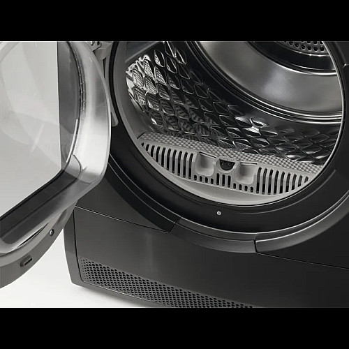 Сушильна машина Electrolux тепловий насос, 9кг, A+++, 64см, дисплей, інвертор, сріблястий темний