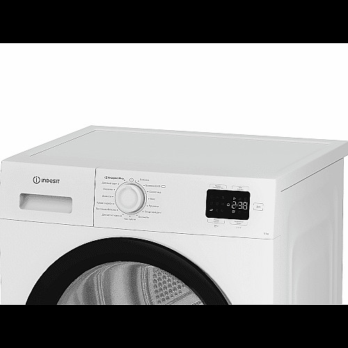 Сушильна машина Indesit тепловий насос, 8кг, A+, 54,5см, дисплей, білий