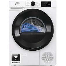 Сушильна машина Gorenje тепловий насос, 9кг, A++, 60см, дисплей, 16 програм, Wi-Fi, білий