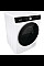 Сушильна машина Gorenje тепловий насос, 9кг, A++, 60см, дисплей, 15 програм, підсвітка барабану, білий