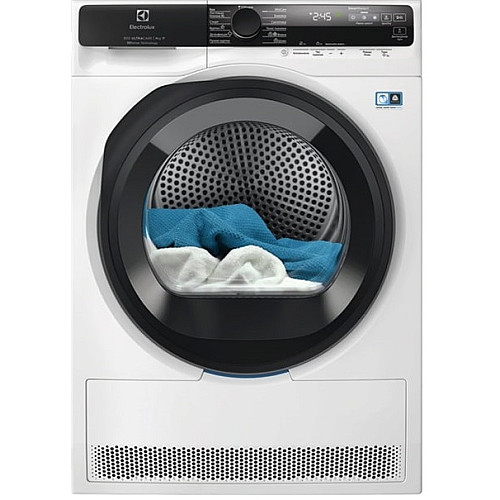 Сушильна машина Electrolux тепловий насос, 9кг, A+++, 64см, дисплей, інвертор, білий