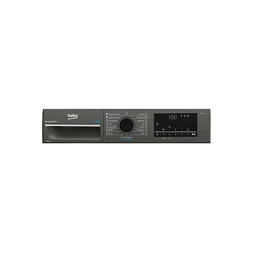 Сушильна машина Beko тепловий насос, 8кг, A++, 60см, дисплей, підсвітка барабану, сірий