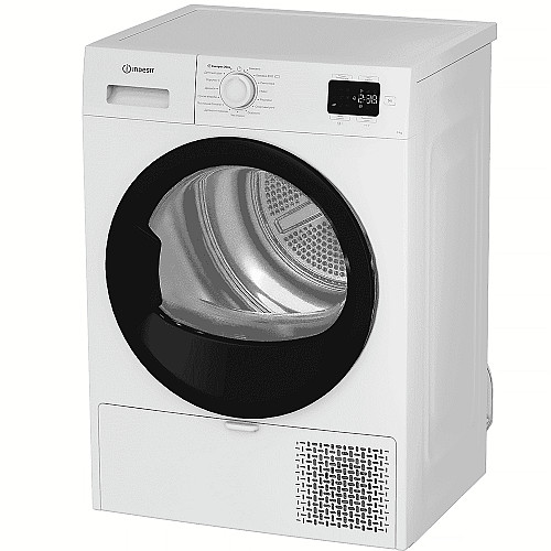Сушильна машина Indesit тепловий насос, 8кг, A+, 54,5см, дисплей, білий