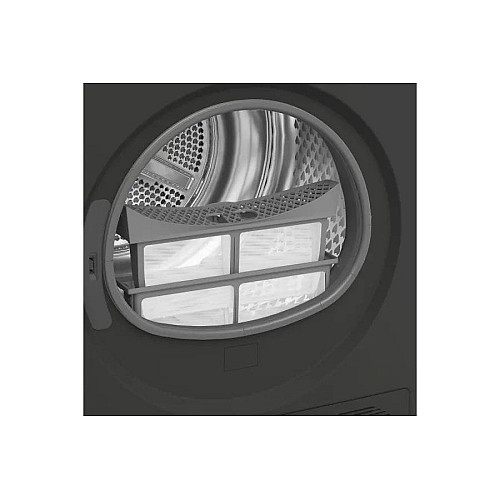 Сушильна машина Beko тепловий насос, 8кг, A++, 60см, дисплей, підсвітка барабану, сірий