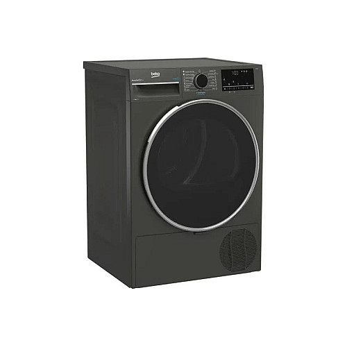 Сушильна машина Beko тепловий насос, 8кг, A++, 60см, дисплей, підсвітка барабану, сірий