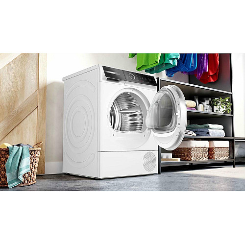 Сушильна машина Bosch тепловий насос, 9кг, A+++, 61см, дисплей, білий