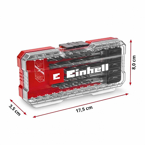 Набор сверл по дереву Einhell, 3-8мм, кейс, 10шт.