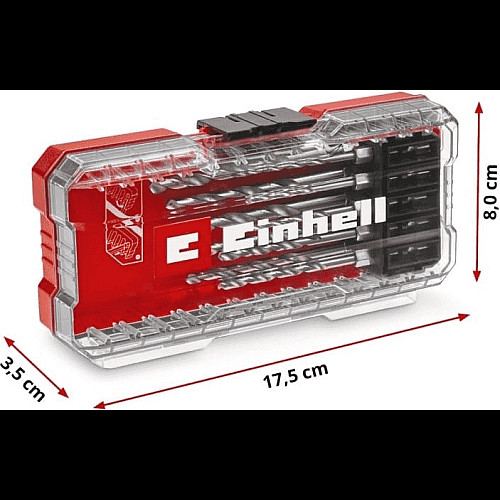 Набір свердел по металу Einhell HSS, 2-6.5мм, кейс, 10шт