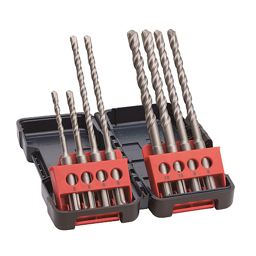 Набір ударних свердел по бетону Bosch Professional SDS-Plus-3, 5-10мм, 8шт