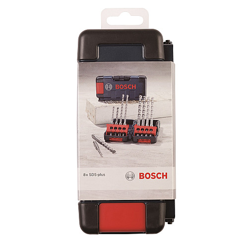 Набір ударних свердел по бетону Bosch Professional SDS-Plus-3, 5-10мм, 8шт