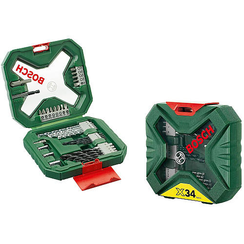 Набір свердел та біт Bosch Professional X-Line, кейс, 34шт