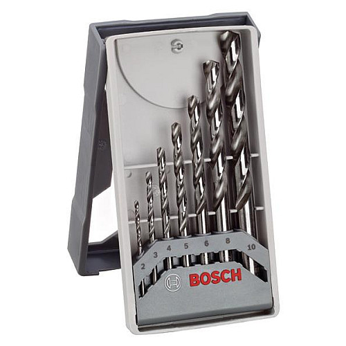 Набір свердел по металу Bosch Professional HSS-GMiniX-Line, 2-10мм, кейс, 7шт