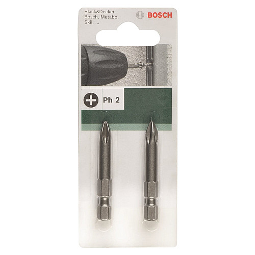 Біти Bosch PH2 XH, 49мм, 2шт