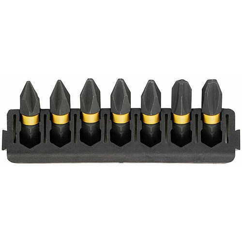 Біти DeWalt FlexTorq 25мм Рh1 Рh2 Рh3 набір 7шт