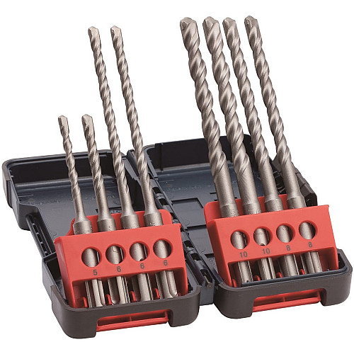 Набір ударних свердел по бетону Bosch Professional SDS-Plus-3, 5-10мм, 8шт