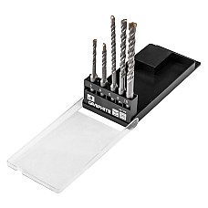 Набір свердел по бетону GRAPHITE SDS Plus 5x6x110мм, 6x8x10x160мм, кейс, 5шт